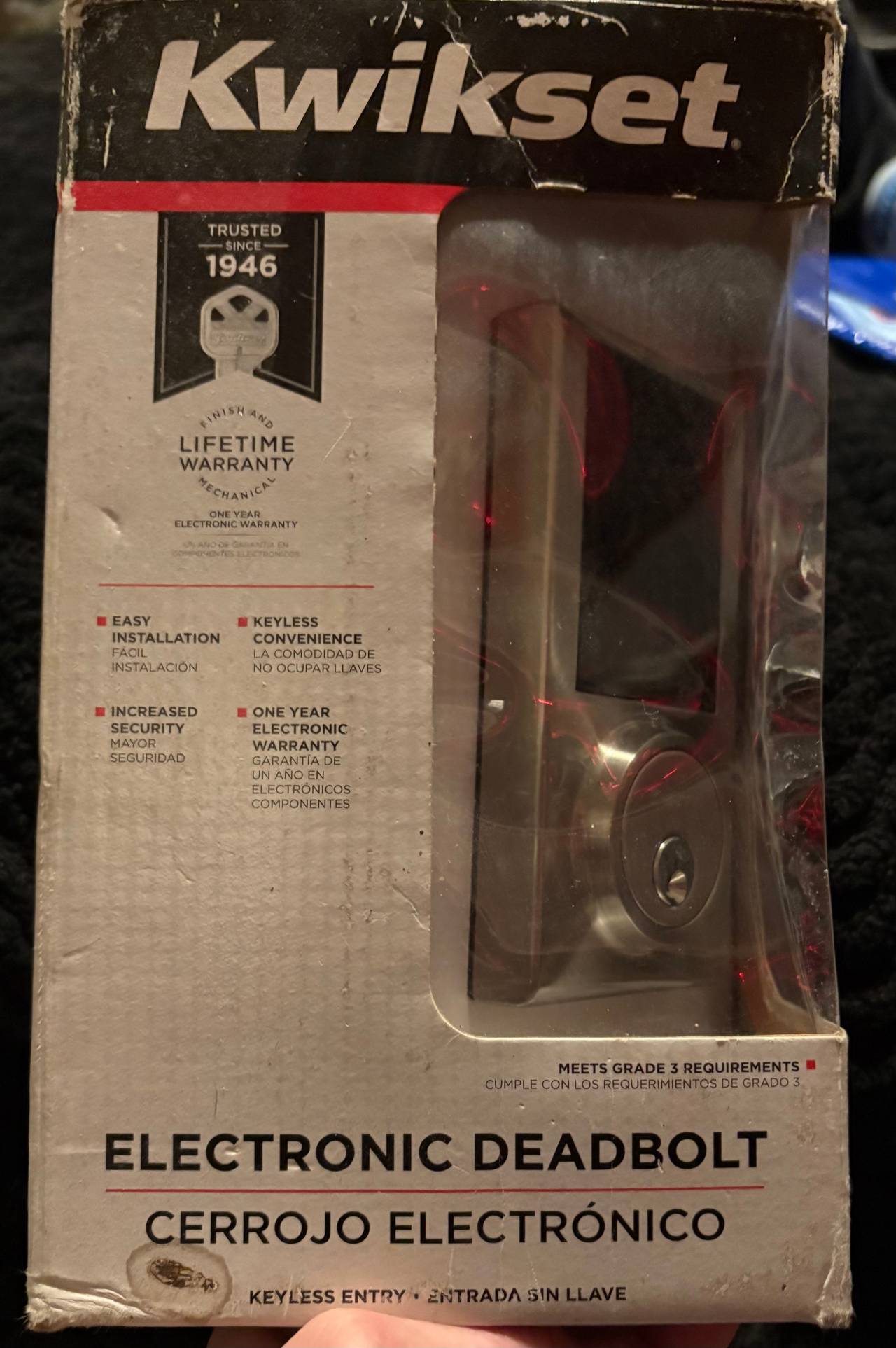 Kwikset Electronic Deadbolt Keypad Lock