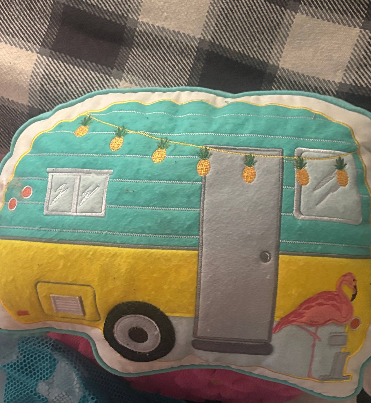 Vintage Camper Decorative Throw Pillow