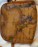 Alviero Martini 1A Classe Geo Map Crossbody Bag - Image 1