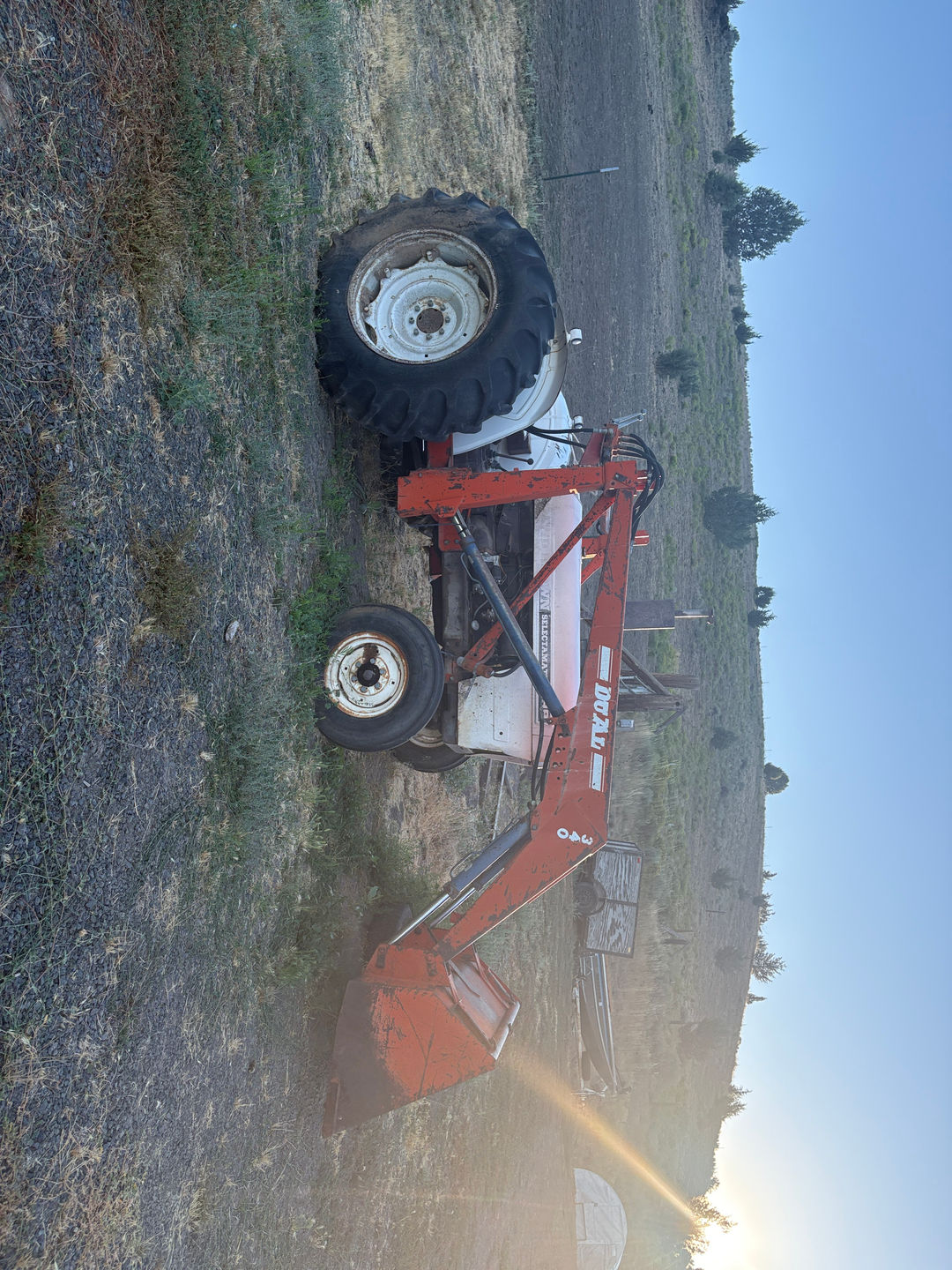 tractor with front loader