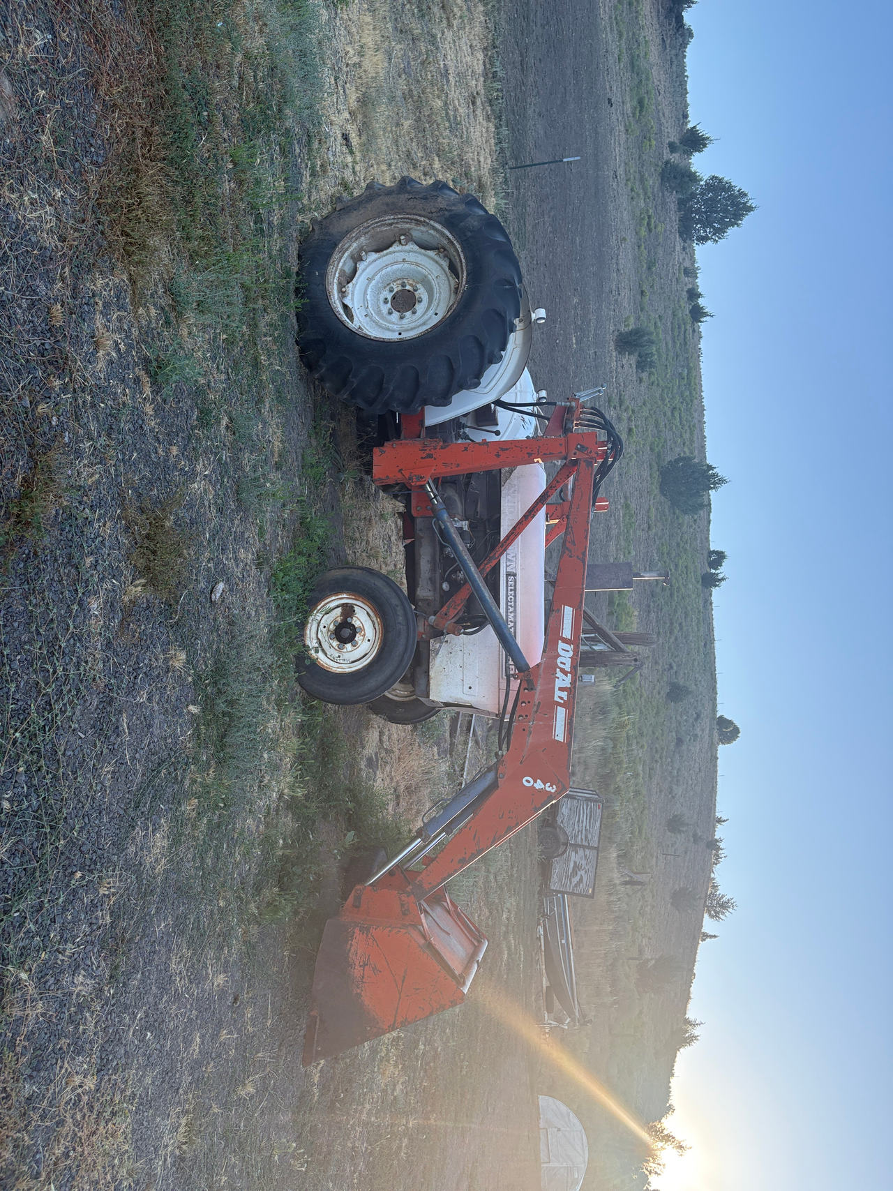 tractor with front loader