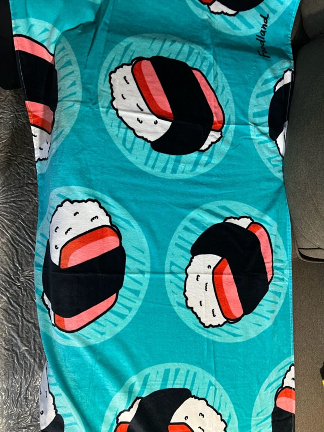 Foodland Musubi Beach Towel