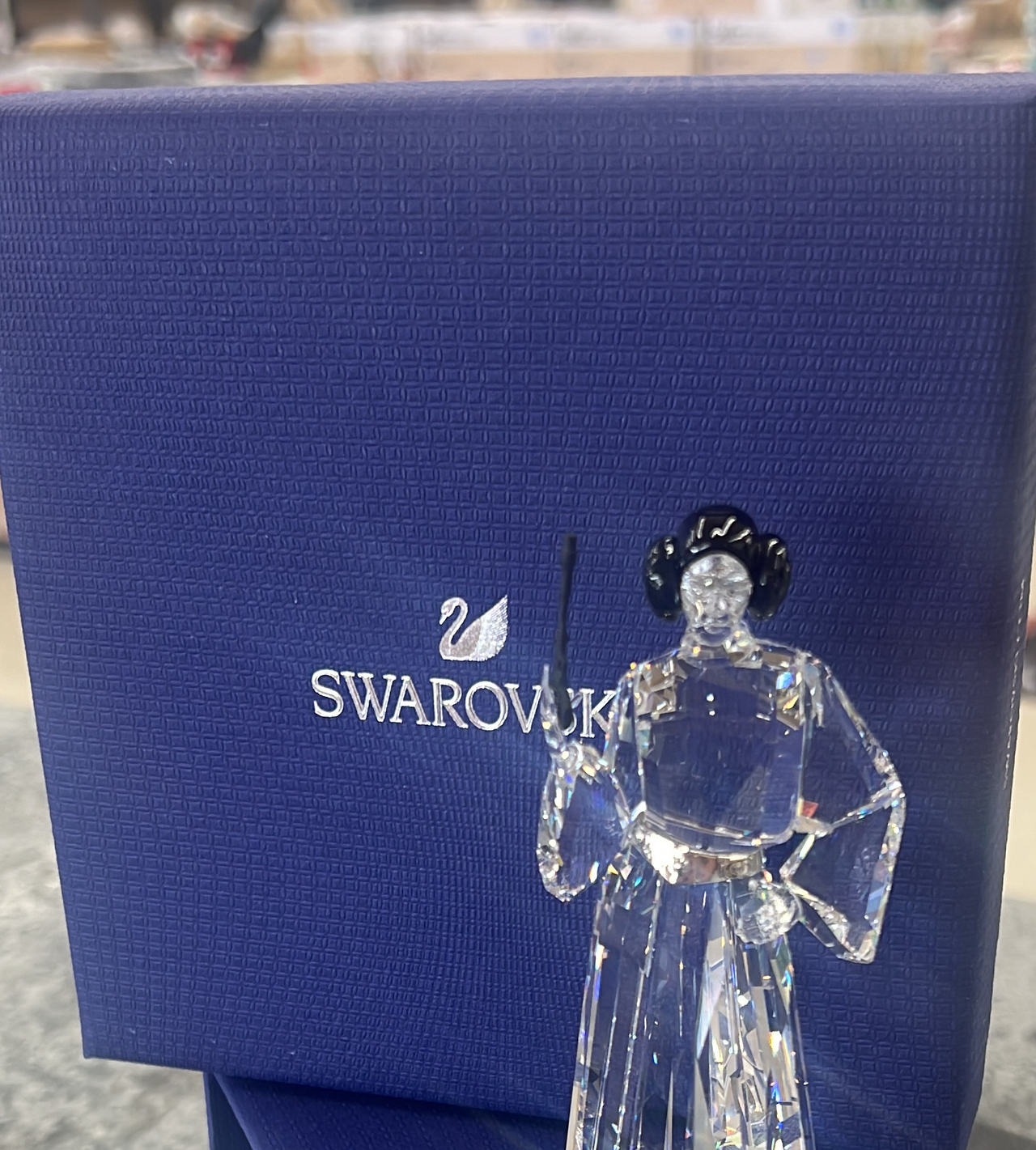 Swarovski Star Wars Princess Leia Crystal Figurine