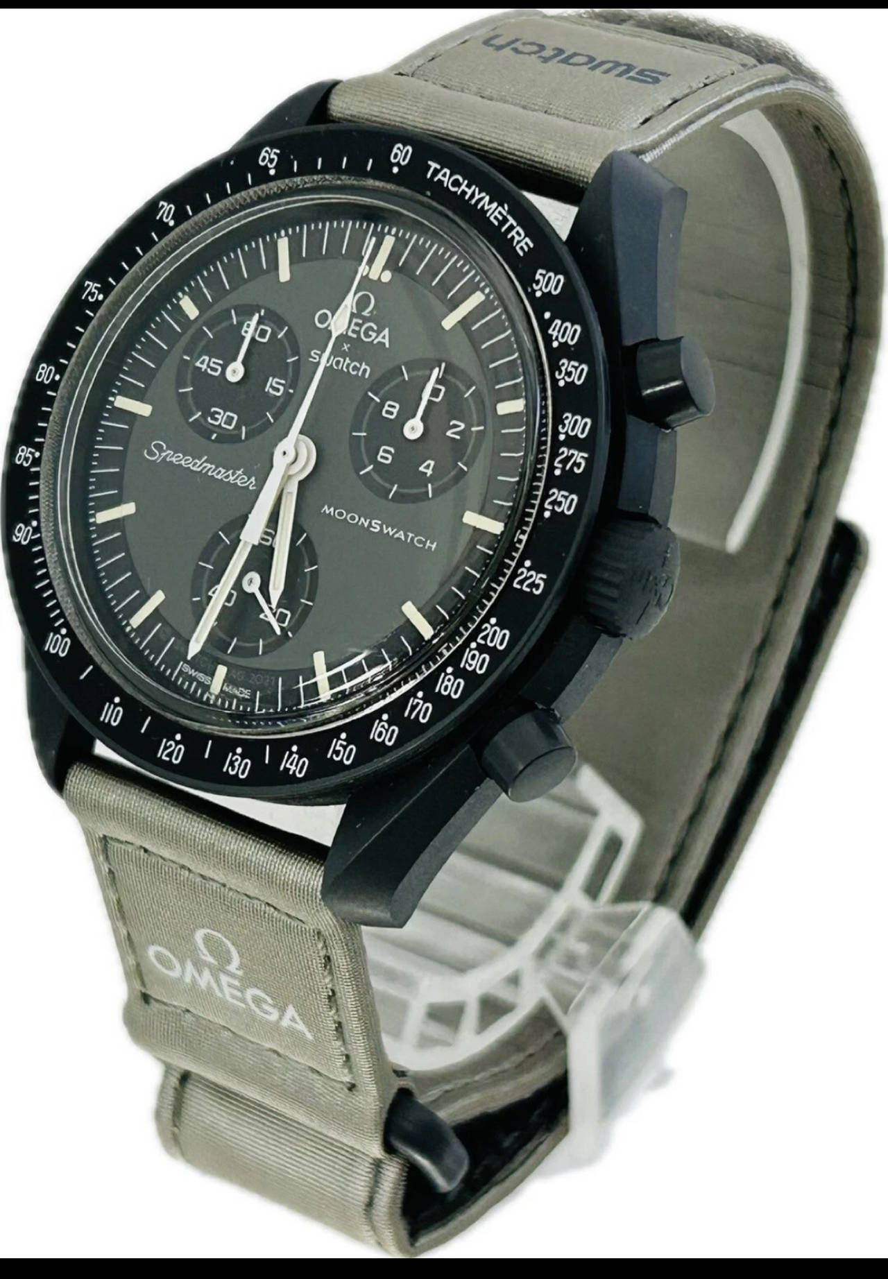 Omega × Swatch MoonSwatch “Mission to Mercury” – Chronograph, Mint Condition