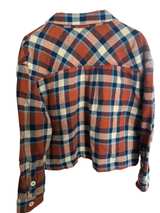 Faherty Cropped Plaid Shacket - Image 3