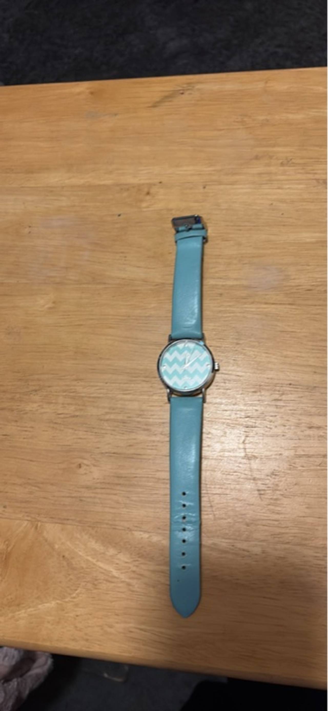 Mint Chevron Women's Watch