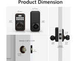 Zowill Keyless Entry with Knob - Electronic Keypad Deadbolt, Keyless Entry - Image 3