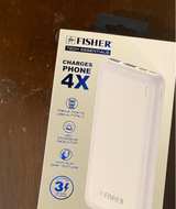 Fisher Tech Essentials Portable Power Bank new in box! - Image 1
