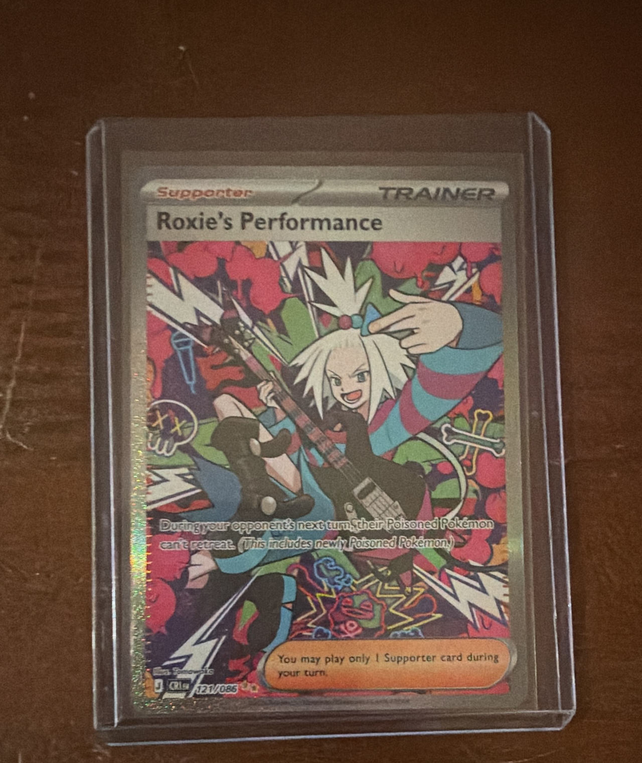 Pokémon TCG Roxie's Performance 121/086 SR Night Wanderer