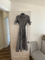 Gingham Shirt Dress - Image 1