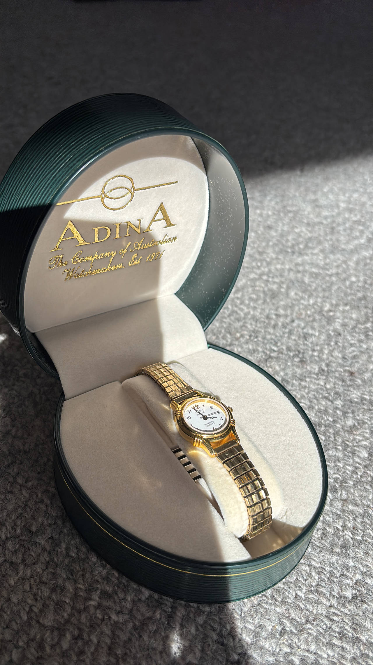 Adina Ladies Gold Watch