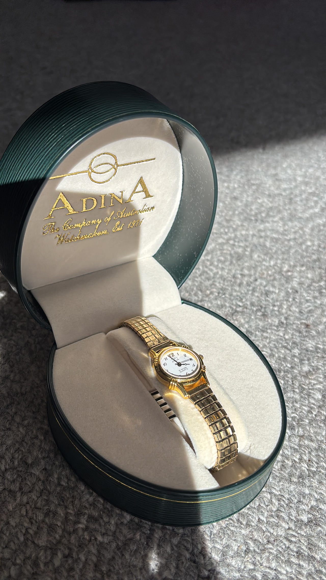 Adina Ladies Gold Watch