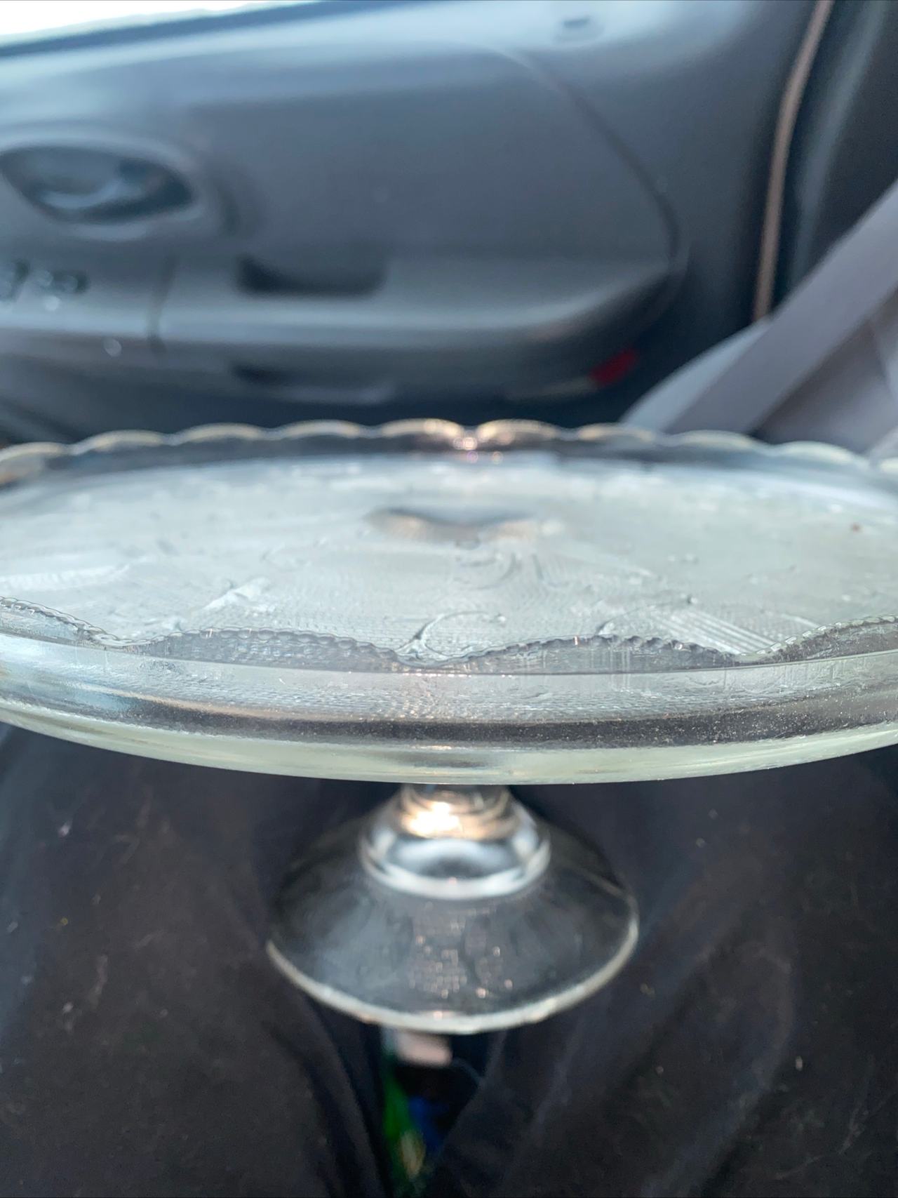Tiara Exclusives Sandwich Glass Cake Stand