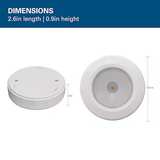Project Source LED Puck Light 2-Pack 2.6-in Battery LED Under Cabinet Puck Ligh - Image 2