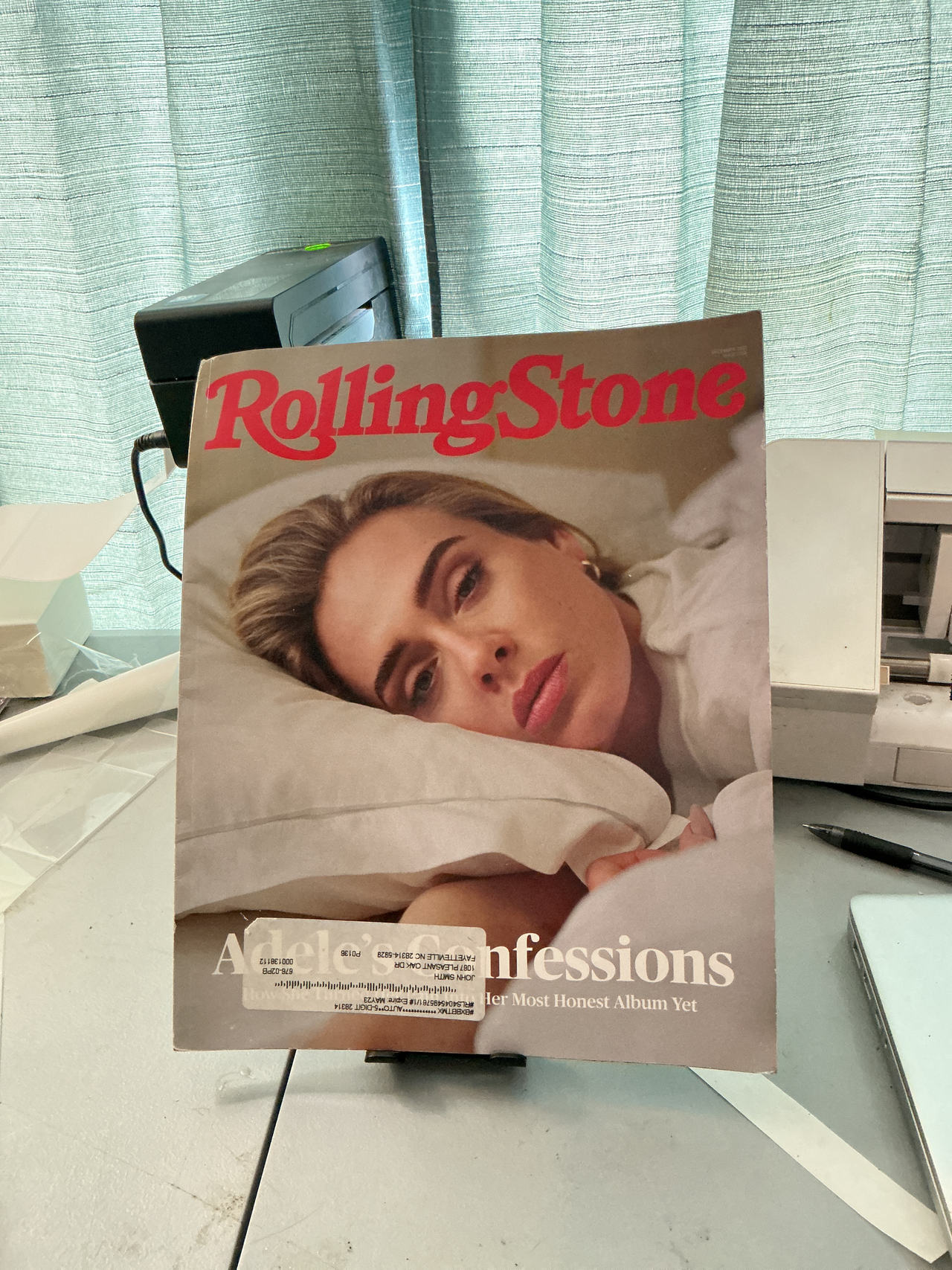 Rolling Stone Magazine December 2021 Adele Issue