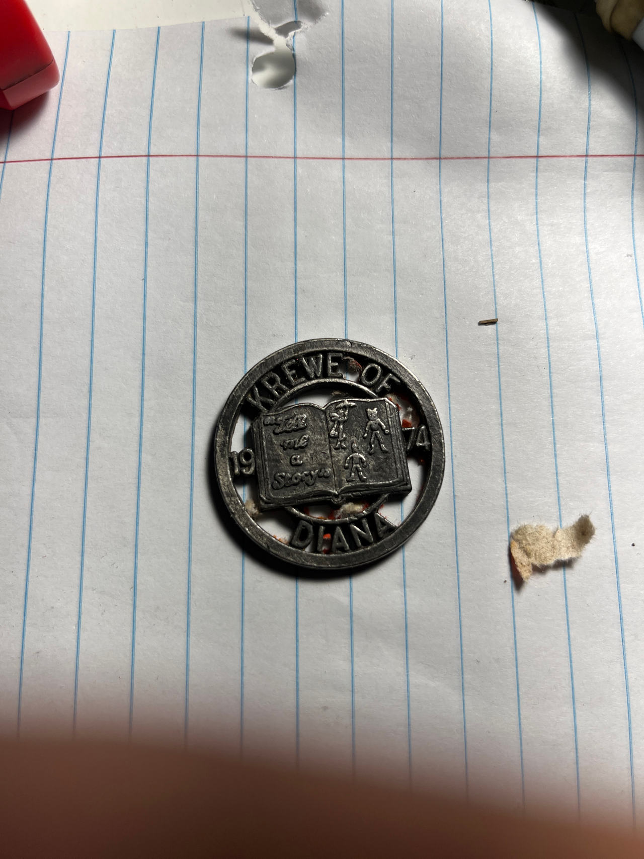 Krewe of Diana 1974 Mardi Gras Doubloon