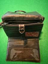 Brighton Croc Embossed Leather Crossbody Bag - Image 3