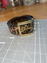 Michael Kors Leopard Print Belt size XL GUC  - Image 1