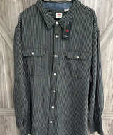 Levi's Men's The Worker Striped Button-Up Shirt 3XL NEW - Image 1