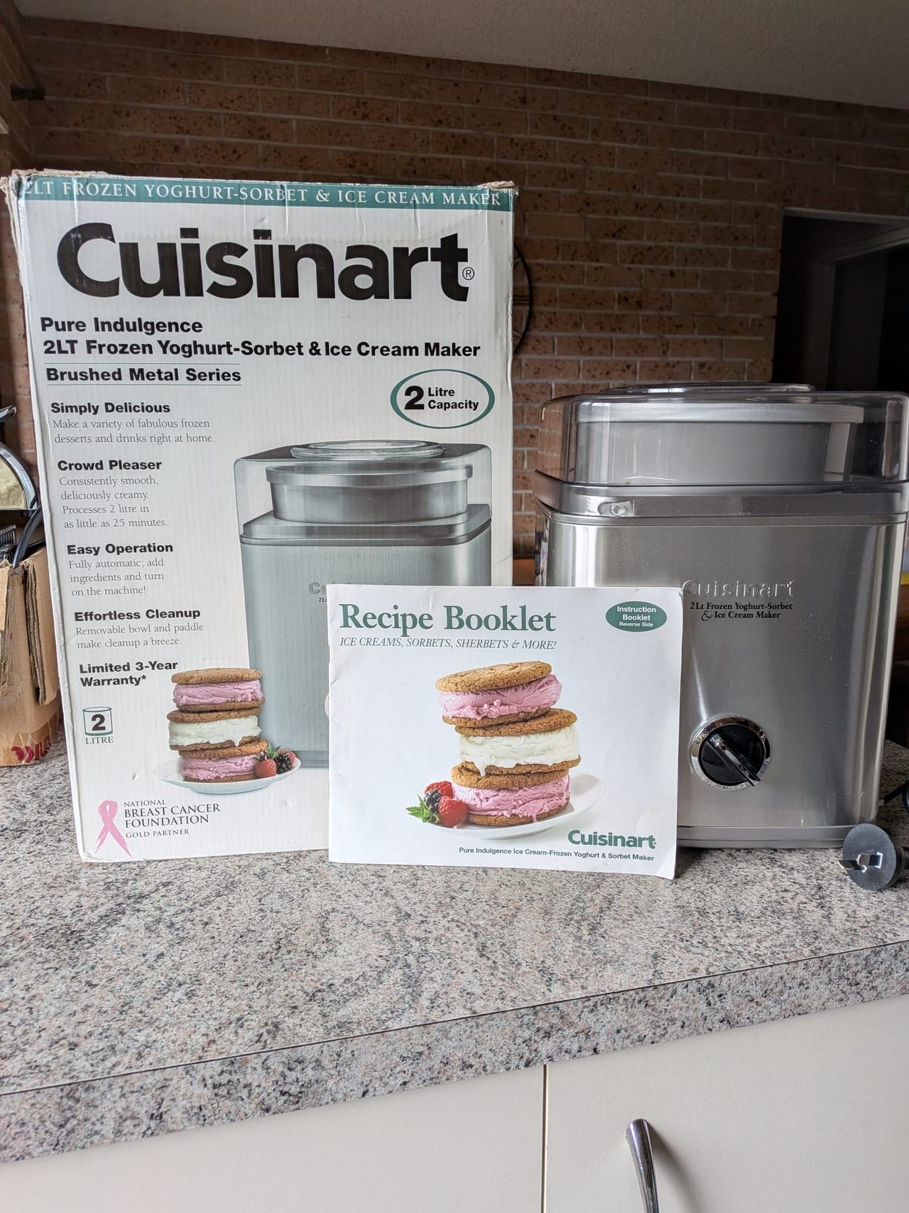 Cuisinart Pure Indulgence 2L Ice Cream Maker