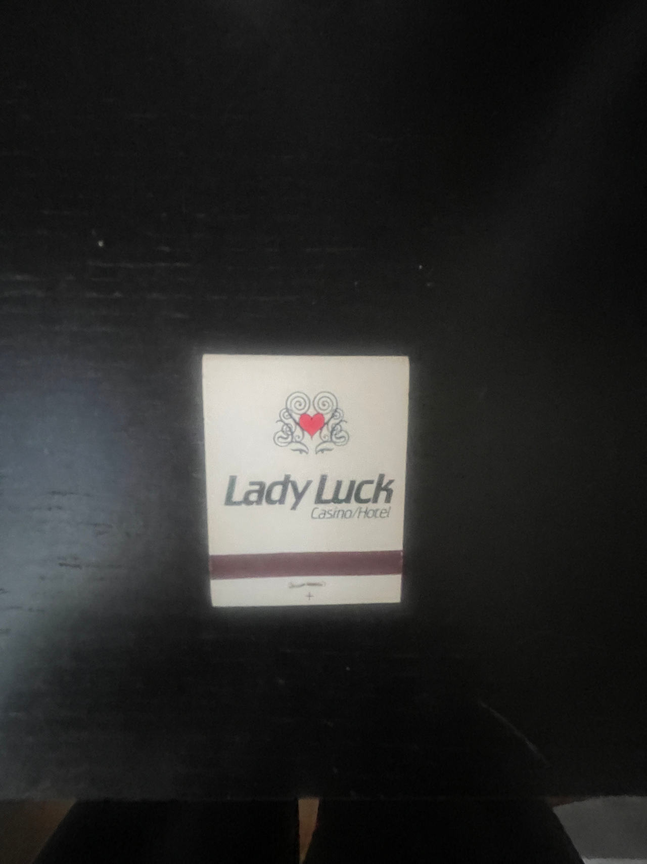 Lady Luck Casino Hotel Matchbook