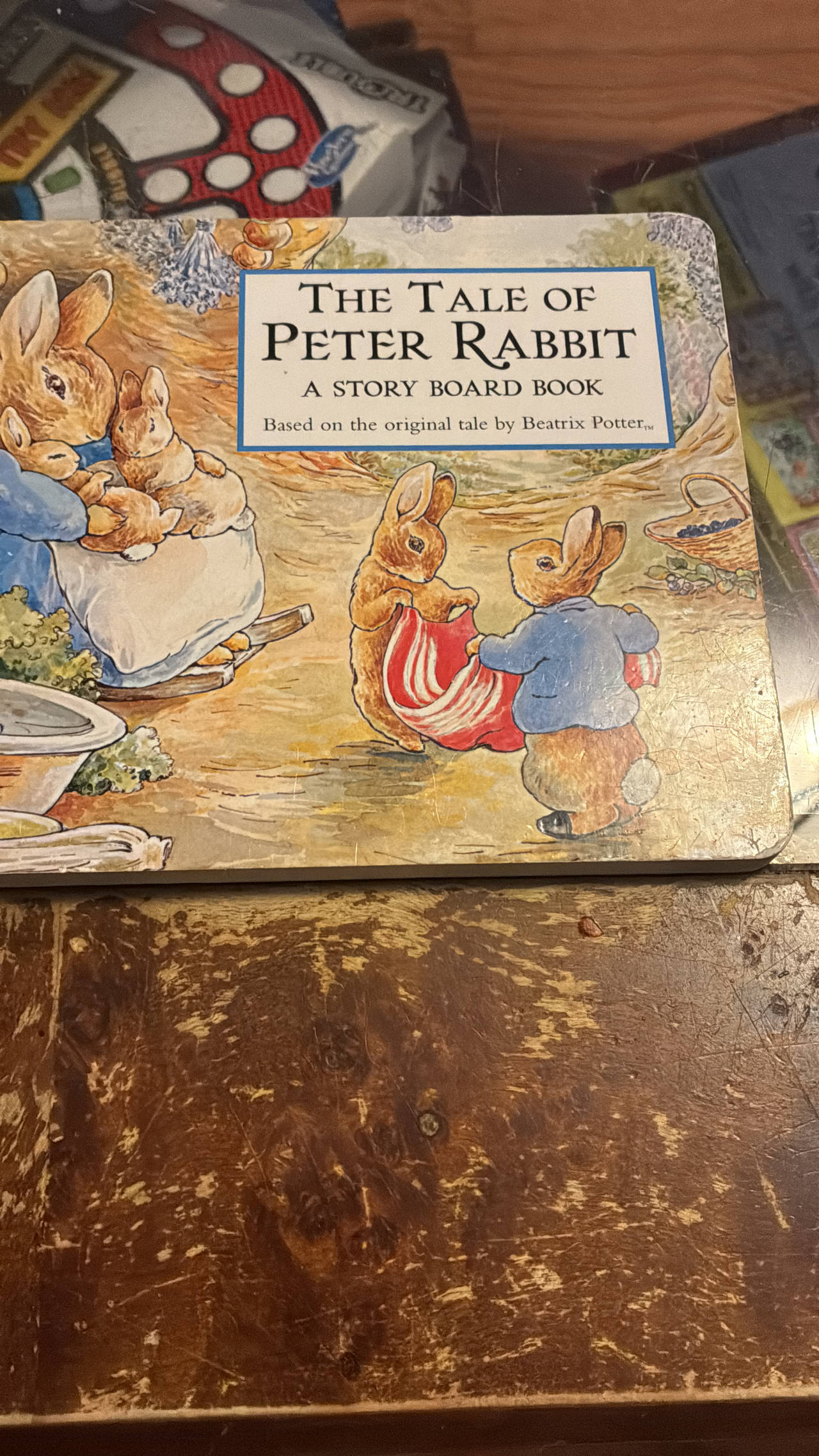 The Tale of Peter Rabbit Story Board Book by Beatrix Potter