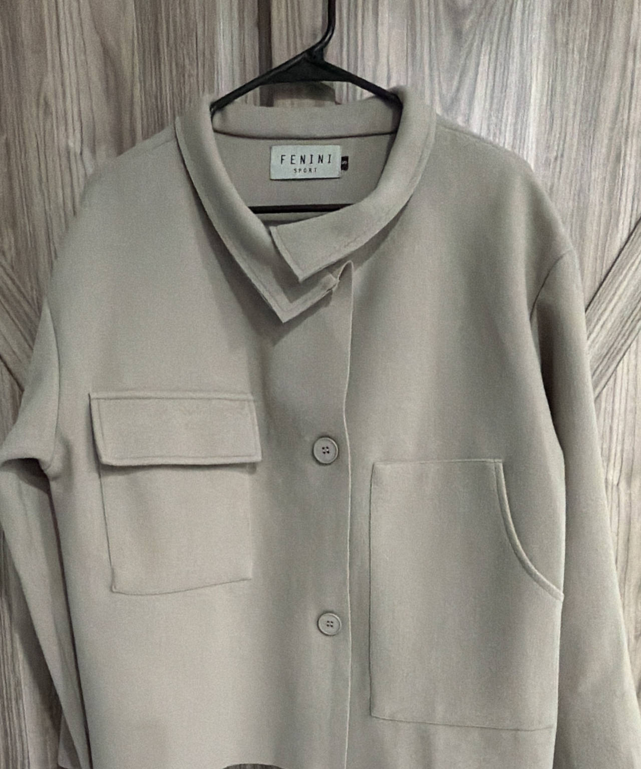Fenini Sport Asymmetric Button Front Jacket