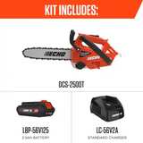 ECHO DCS-2500T 56V Cordless Top Handle Chainsaw - Image 3