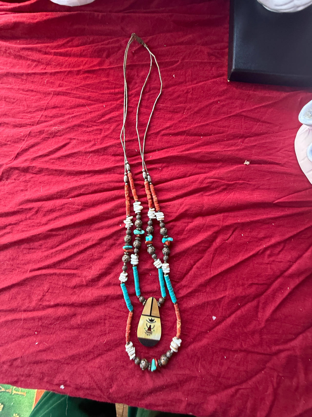 Celso Southwestern Beaded Inlay Necklace