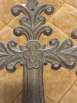 Cast Iron Rustic Wall Cross - Image 3