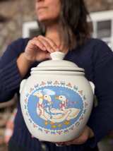 B&D Country Geese Ceramic Cookie Jar Cottagecore - Image 2