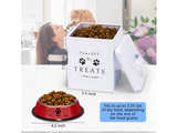 MERAKI Home Farmhouse Cat Food and Treats Containers + Feed Scoop - Image 4
