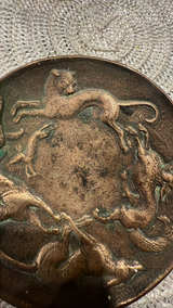 Vintage Brass Decorative Dish - Image 3