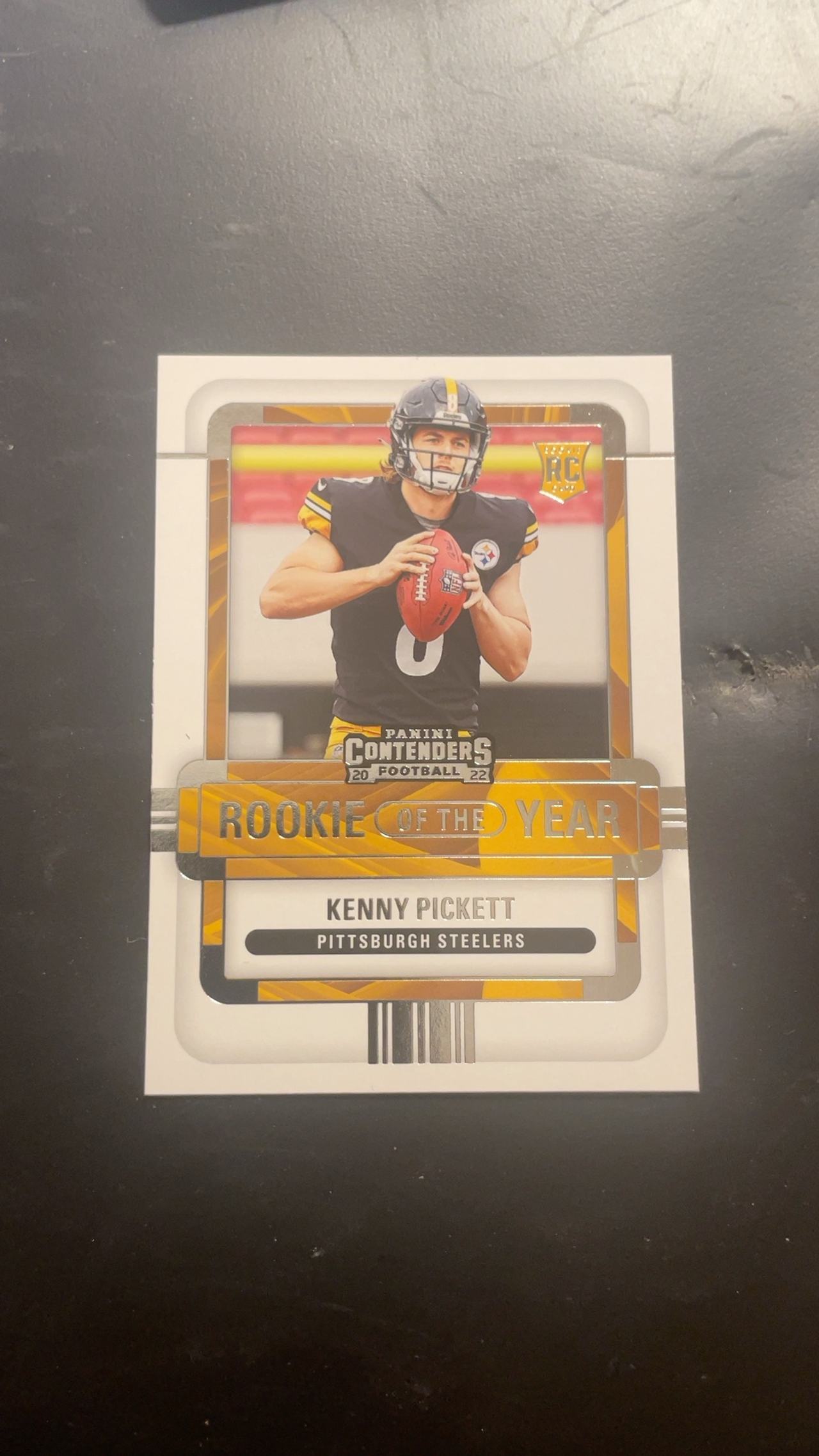 Panini Contenders Rookie of the Year Kenny Pickett Card