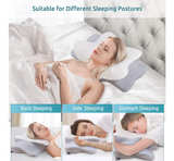 DONAMA Cervical Pillow for Neck and Shoulder Contour Memory Foam Ergonomic - Image 2
