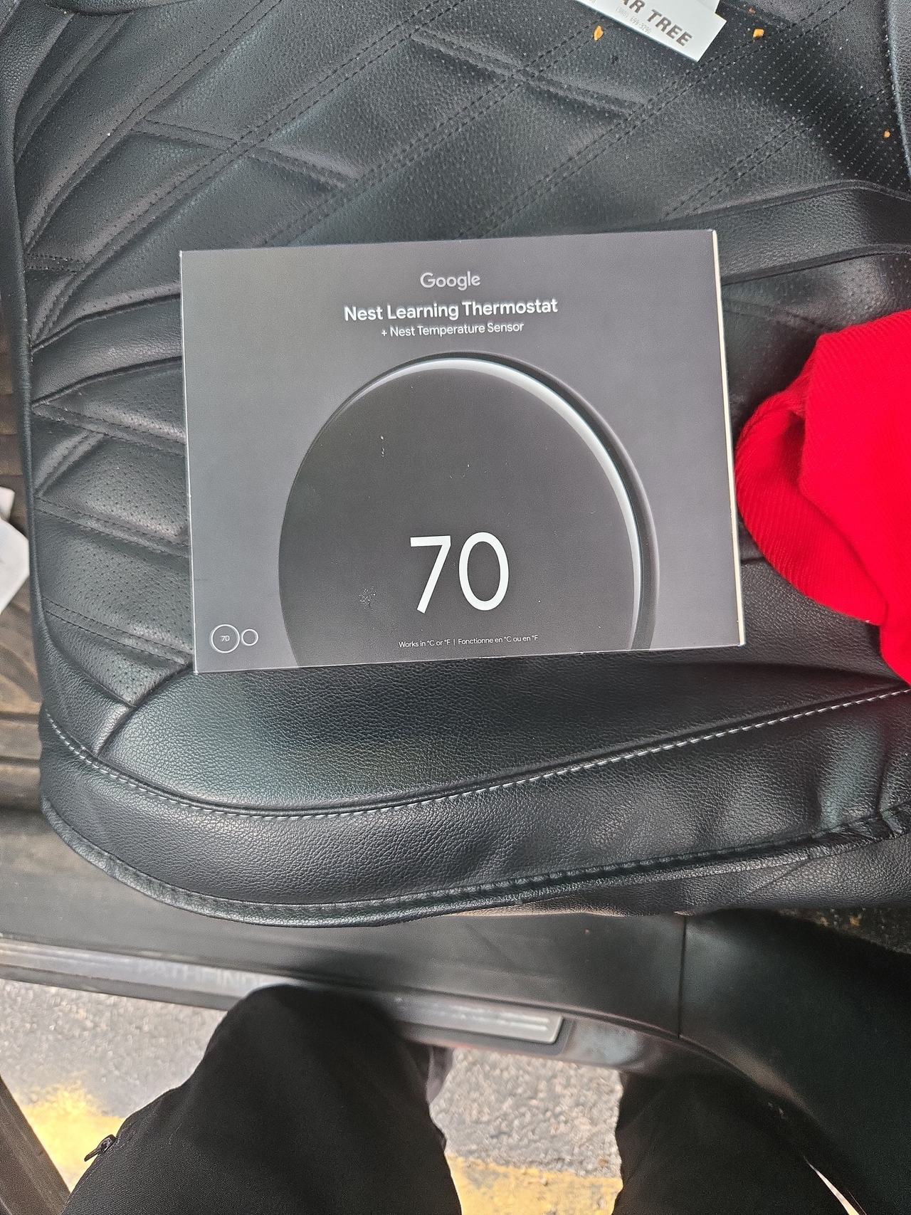 Google Nest Learning Thermostat with Nest Temperature Sensor
