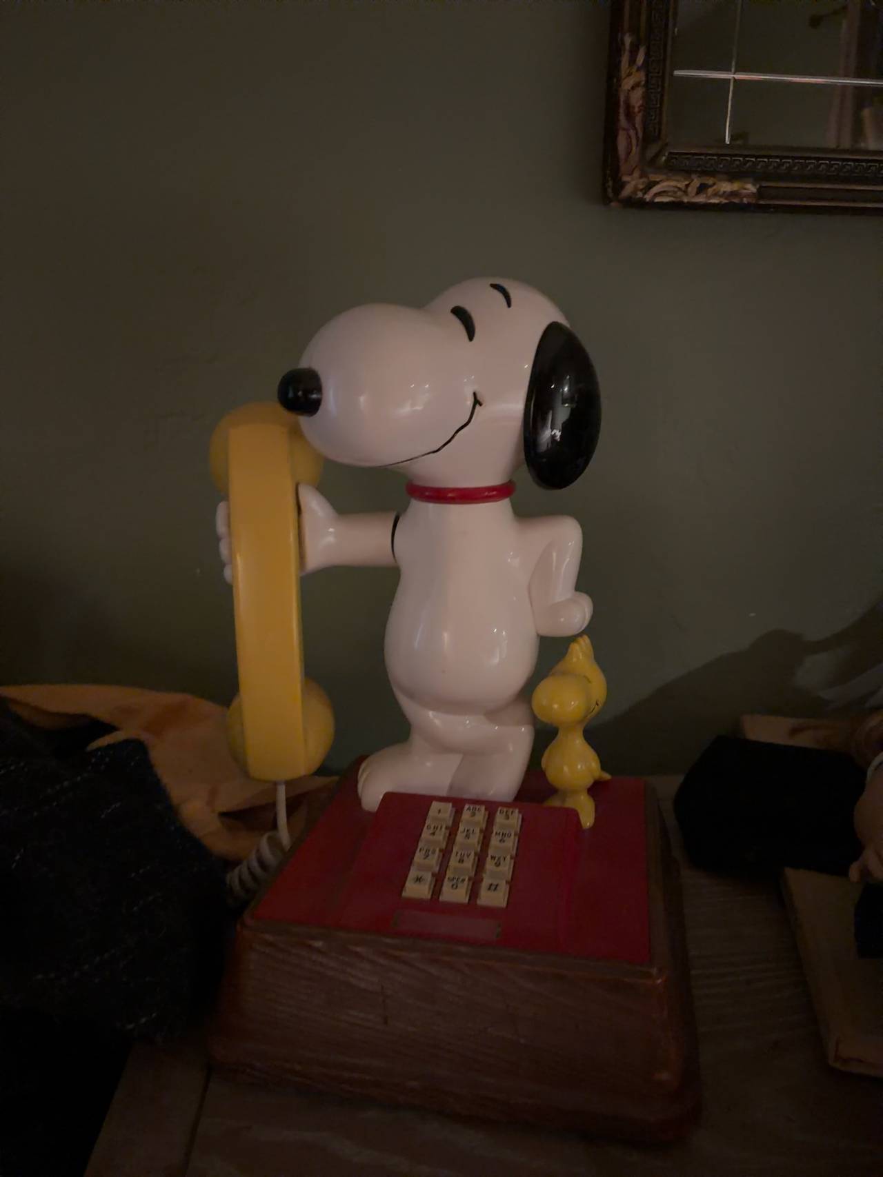 Peanuts Snoopy and Woodstock Vintage Telephone