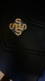 India Hicks S Letter Belt Buckle 14K Gold Plated - Image 3