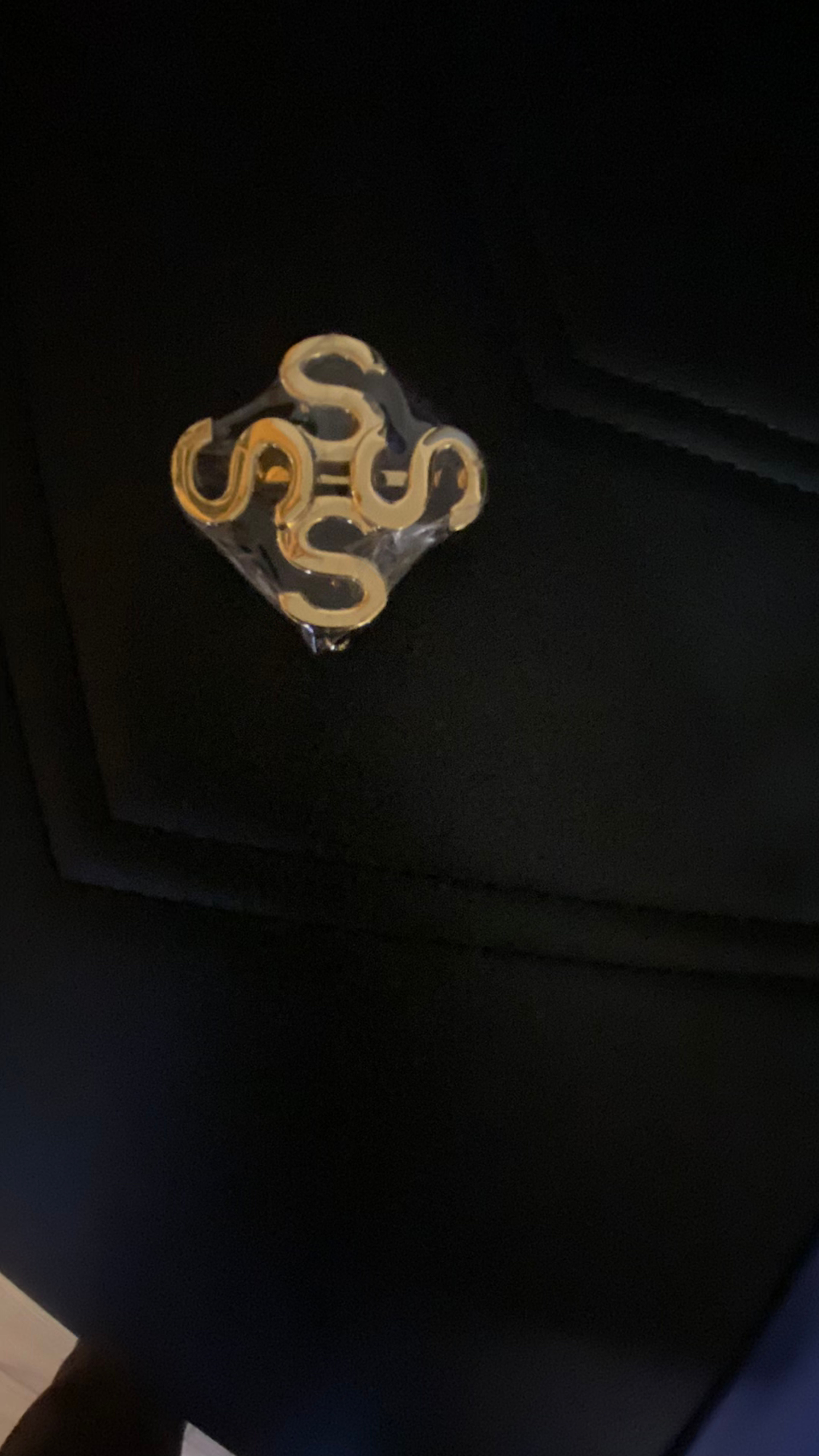 India Hicks S Letter Belt Buckle 14K Gold Plated - Image 3