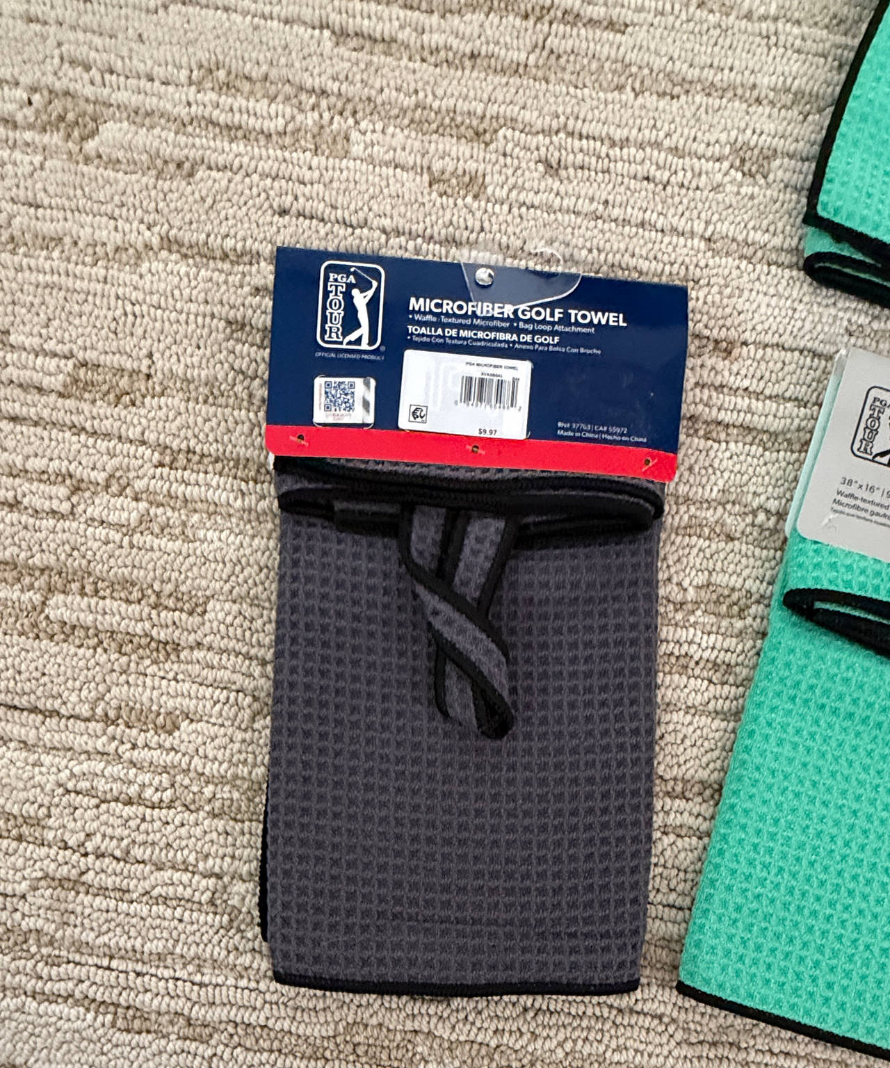 PGA Tour Microfiber Golf Towel