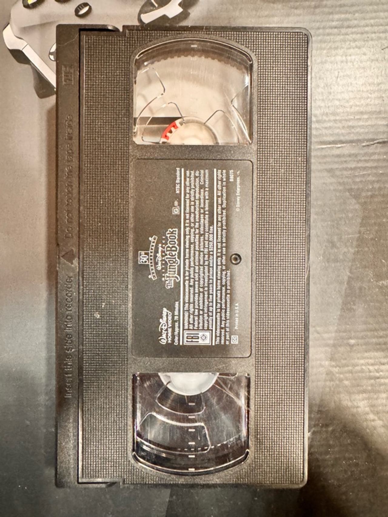 Walt Disney The Jungle Book 30th Anniversary VHS