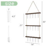 Mkono Plant Propagation Tubes, 3 Tiered Wall ( 5 Tubes Missing ) - Image 4