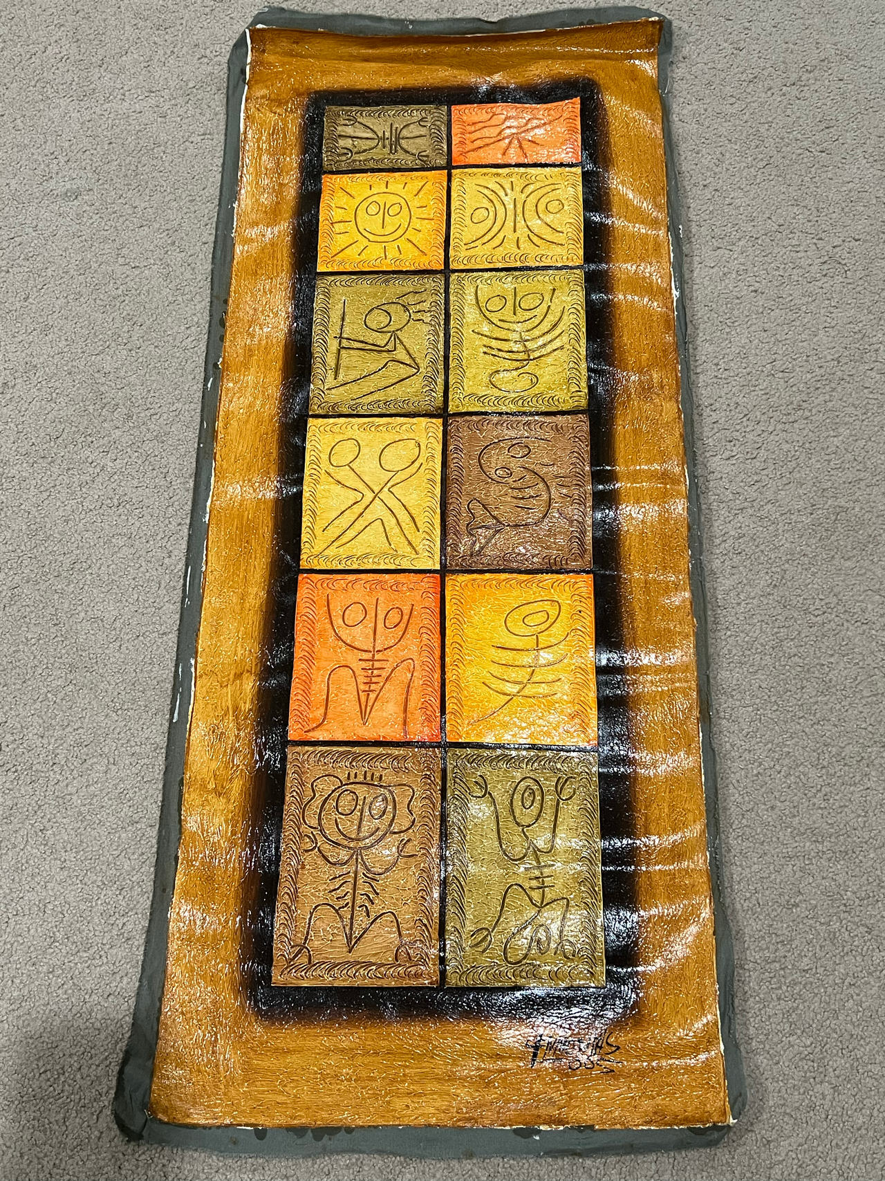 Abstract Tribal Wall Art