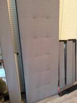 King size Upholstered Bed Frame- only headboard and skirt for around the bed - Image 3