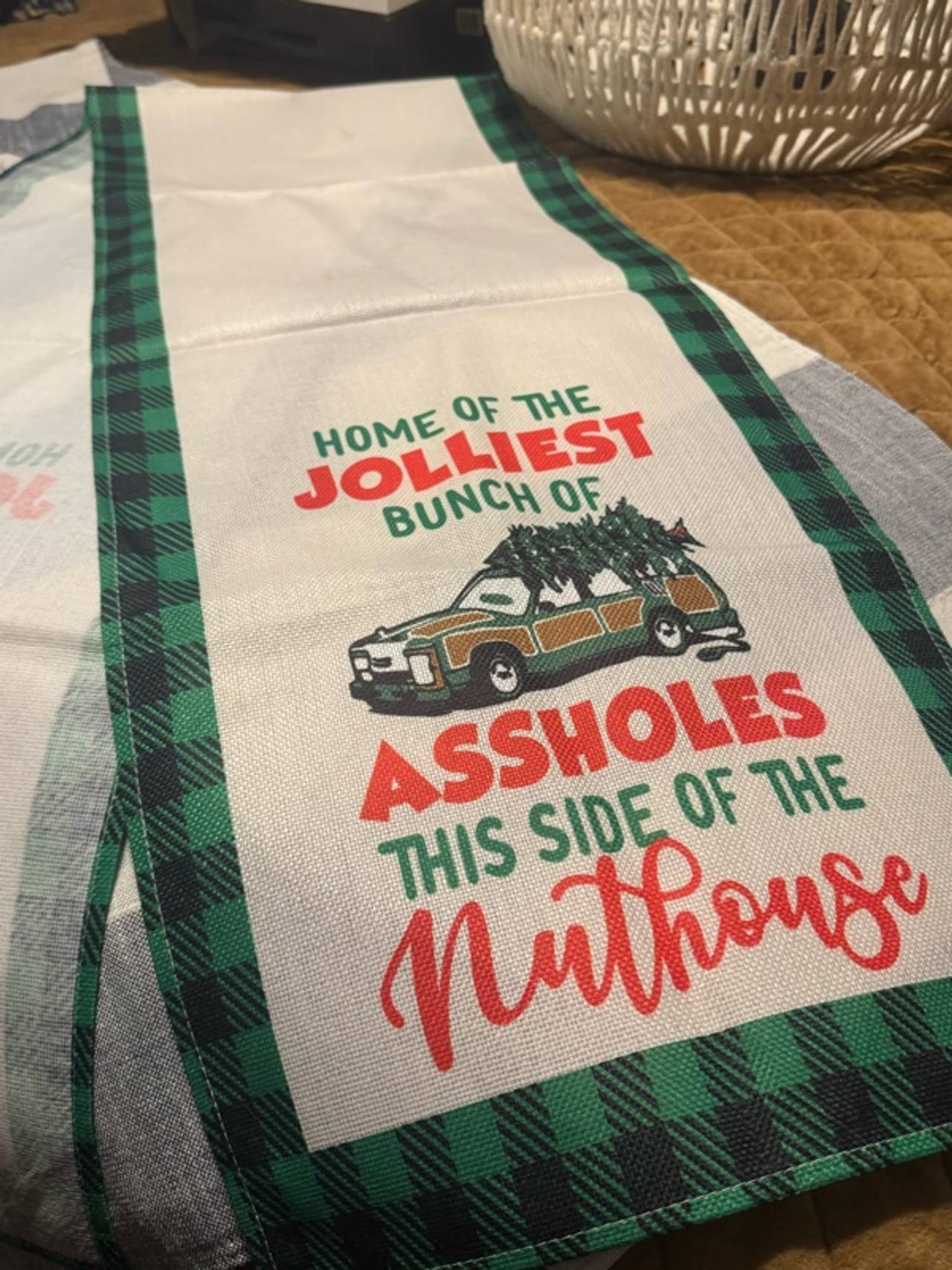 Jolliest Bunch of A**holes Kitchen Table Runner