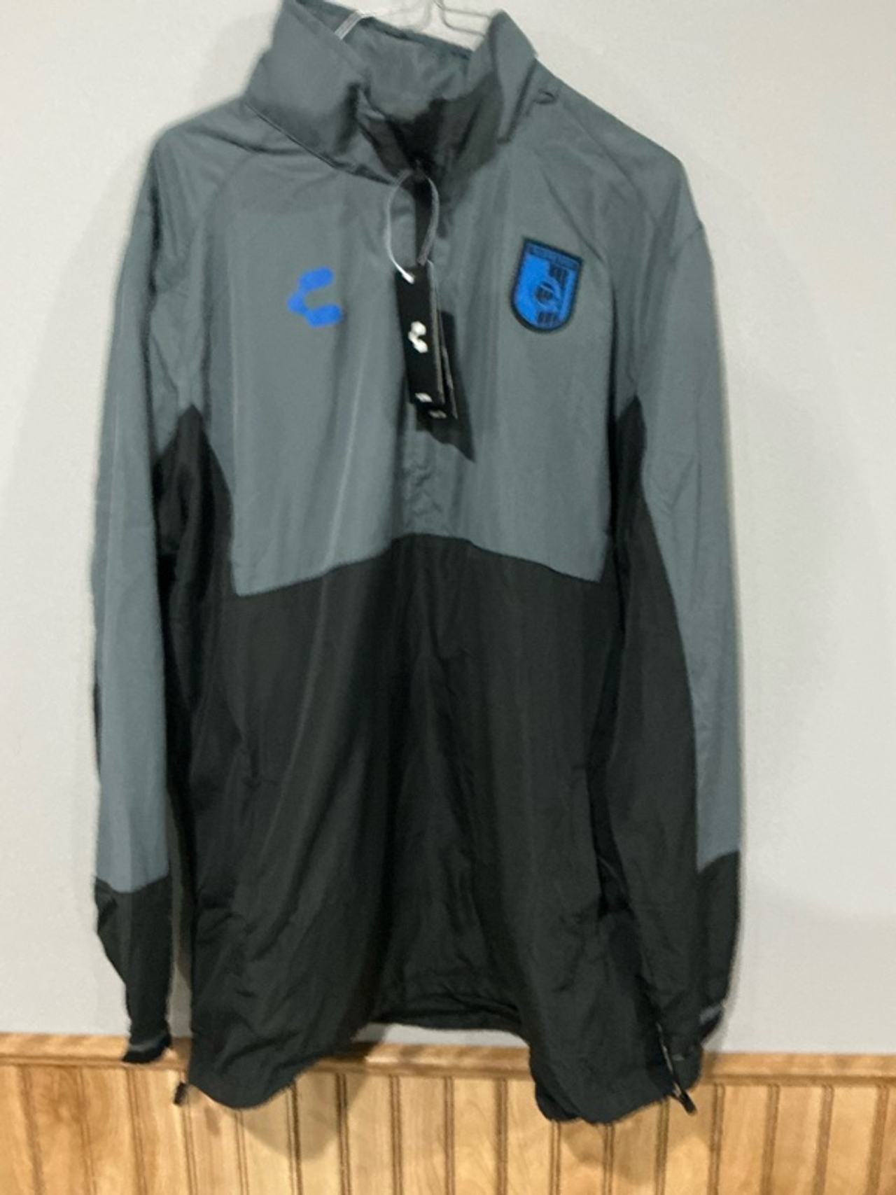 Queretaro FC Charly Outdoor Quarter-Zip Jacket - Black Mens Small