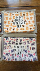 Dog Makeup Bag Cosmetic Zipper Pouch - Image 1