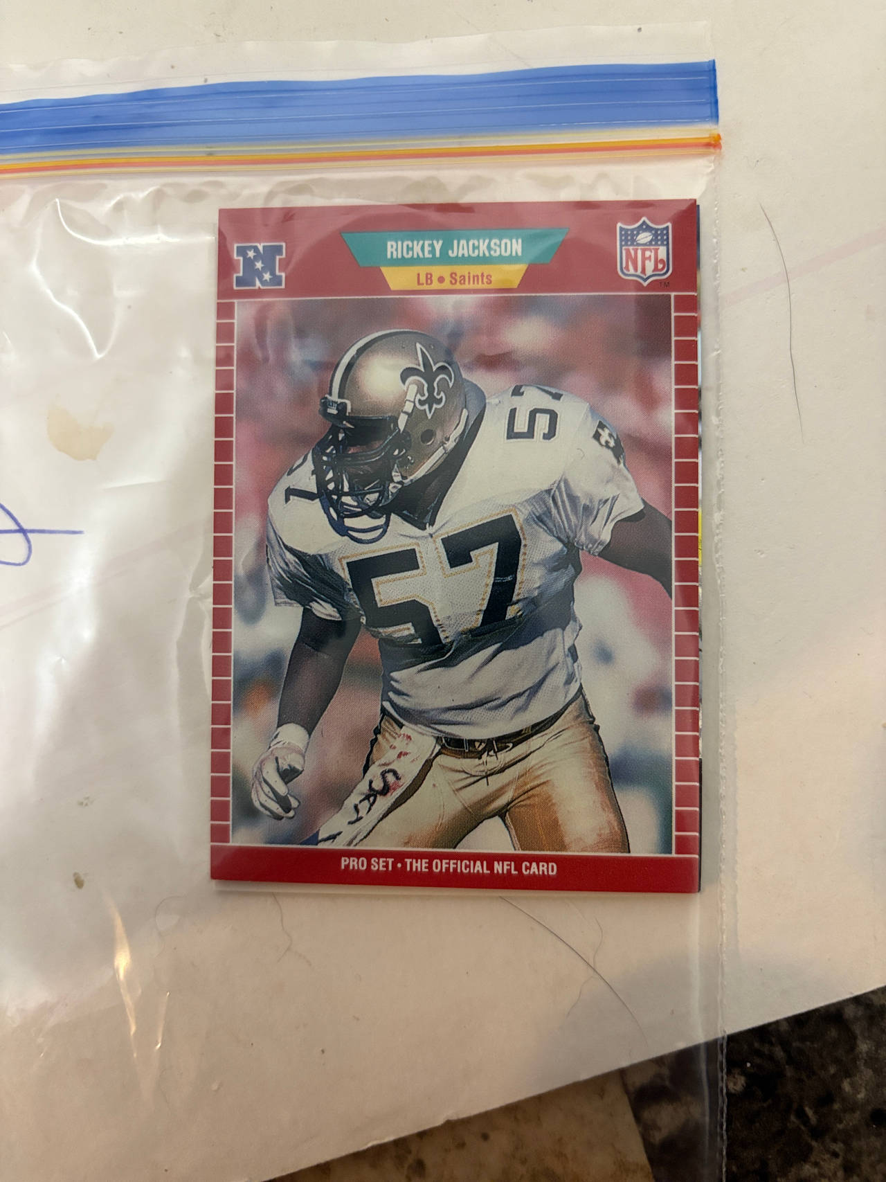 Rickey Jackson Pro Set NFL Trading Card