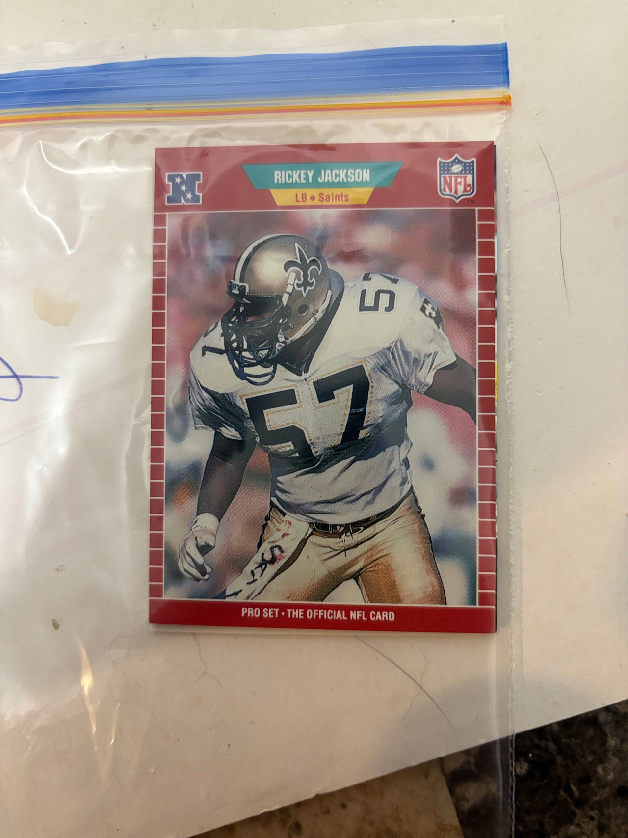 Rickey Jackson Pro Set NFL Trading Card