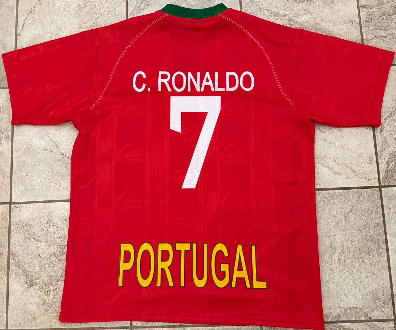 Cristiano Ronaldo Portugal #7 Soccer Jersey Size L